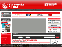 Tablet Screenshot of ferreteriasicilia.com
